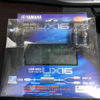 ヤマハ(ヤマハ)のヤマハ YAMAHA USB-MIDIインターフェース UX-16(オーディオインターフェイス)