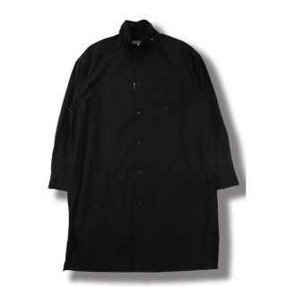 ヨウジヤマモト(Yohji Yamamoto)の【yohji yamamoto】W-スタンドダブルループ環縫(BLACK)(シャツ)