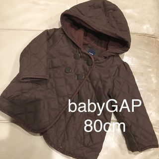 ベビーギャップ(babyGAP)の【とらママ様専用】babyGap☆80cm キルティングジャケット コート(ジャケット/コート)