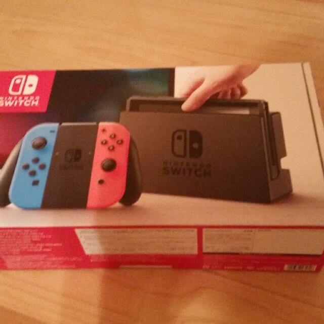 新品未開封Nintendo Switch本体（ネオンカラー）印なし - 家庭用ゲーム