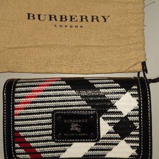 バーバリー(BURBERRY)のバーバリーのノバチェック財布 チェ－ン付き(財布)