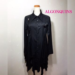 アルゴンキン(ALGONQUINS)のALGONQUINS シャツ ワンピース(ひざ丈ワンピース)