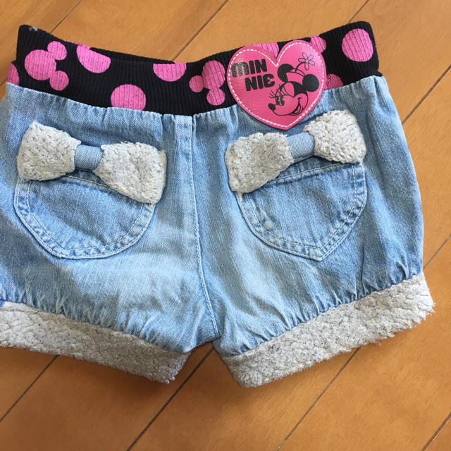 Disney(ディズニー)の95サイズ ミニーちゃん短パン キッズ/ベビー/マタニティのキッズ服女の子用(90cm~)(パンツ/スパッツ)の商品写真