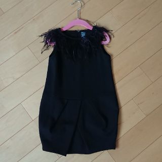 ザラキッズ(ZARA KIDS)のZARAザラ黒フォーマルワンピース110㎝七五三(ワンピース)