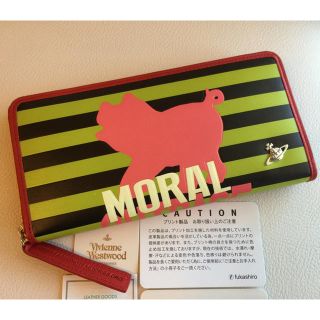 ヴィヴィアンウエストウッド(Vivienne Westwood)の新品Vivienne Westwoodオーブ牛革長財布MORAL OUTRAGE(財布)