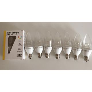 イケア(IKEA)のIKEA RYET LED電球 E17 200ルーメン シャンデリア クリア(蛍光灯/電球)