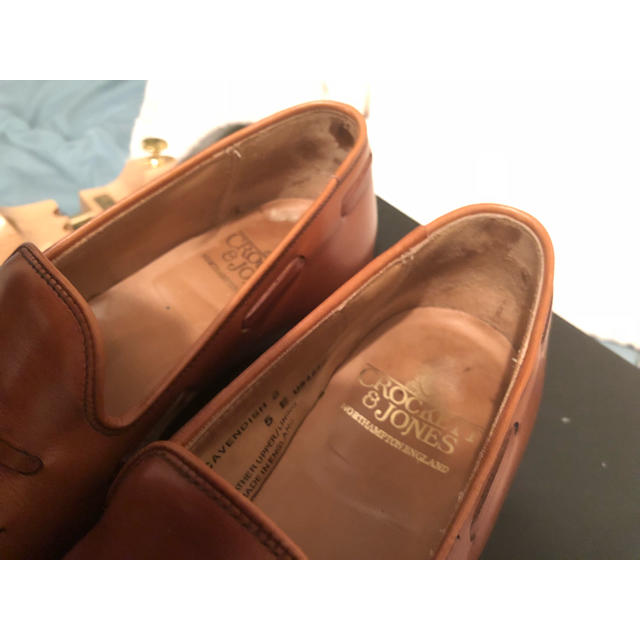 Crockett&Jones(クロケットアンドジョーンズ)の美品 Crockett&Jones Cavendish2 UK5.0 希少サイズ メンズの靴/シューズ(ドレス/ビジネス)の商品写真