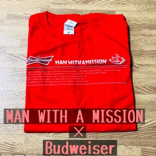 マンウィズアミッション(MAN WITH A MISSION)のMAN WITH A MISSION × Budweiser コラボT (ミュージシャン)