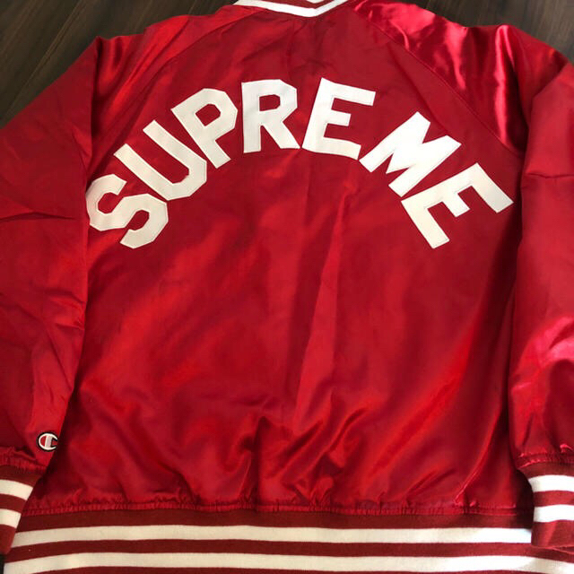 Supreme(シュプリーム)の専用 13ss supreme champion satin jacket メンズのジャケット/アウター(ブルゾン)の商品写真