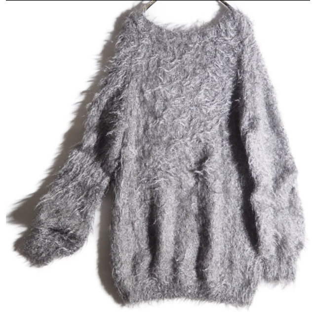 Courreges - COURREGES クレージュ ニット・セーター S グレーx白 【古着】【中古】 Courreges - COURREGES クレージュ ニット・セーター S グレーx