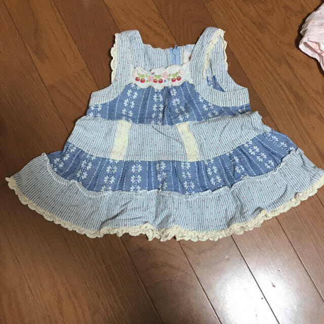 Souris(スーリー)の専用  チュニック と白ワンピ キッズ/ベビー/マタニティのキッズ服女の子用(90cm~)(Tシャツ/カットソー)の商品写真