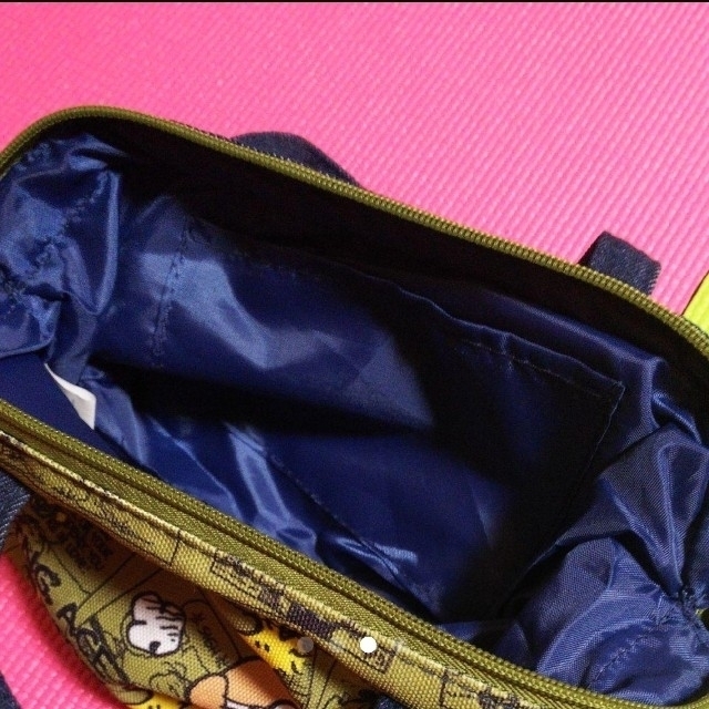 SNOOPY(スヌーピー)のスヌーピーデニム生地口金ショルダーバッグ レディースのバッグ(ショルダーバッグ)の商品写真