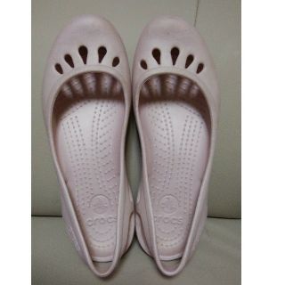 クロックス(crocs)のクロックス ピンクw7(サンダル)