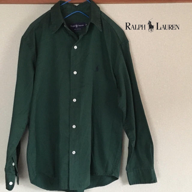 レア色 緑❣️ラルフローレン 長袖シャツ メンズ | フリマアプリ ラクマ