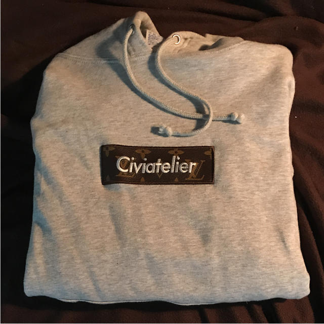 メンズciviatelier boxlogo パーカー