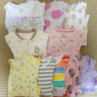 ベビーギャップ(babyGAP)のロンパース　カバーオールまとめうり　女の子(ロンパース)