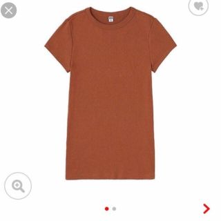 ユニクロ(UNIQLO)のリブTシャツ(Tシャツ(半袖/袖なし))