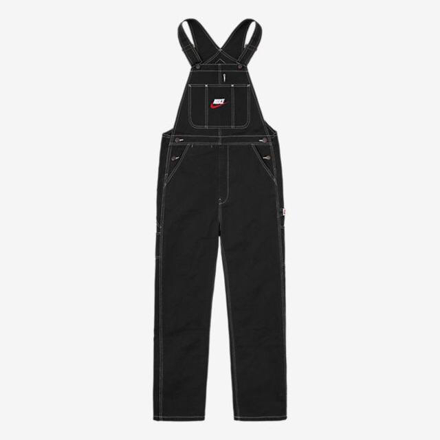 Supreme(シュプリーム)の黒XS Supreme Nike Cotton Twill Overalls メンズのパンツ(サロペット/オーバーオール)の商品写真