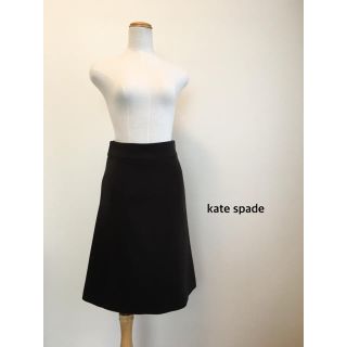 ケイトスペードニューヨーク(kate spade new york)のkate spade  バックリボンスカート BLACK(ひざ丈スカート)