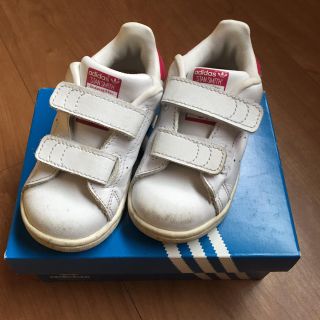 アディダス(adidas)の子供 アディダス スニーカー スタンスミス ピンク(スニーカー)