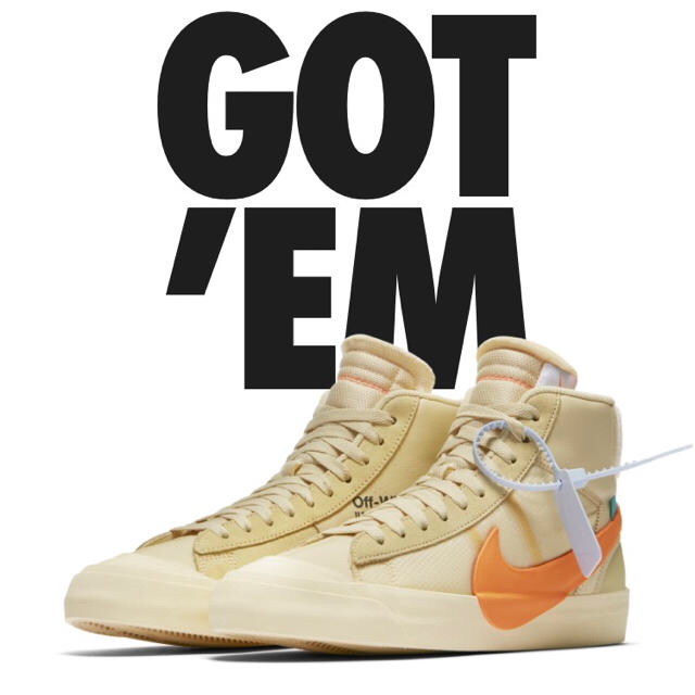 28.5 OFF-WHITE × NIKE BLAZER MID THE TEN靴/シューズ