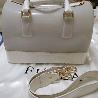 フルラ(Furla)の新品　フルラ　キャンディーバック　白(ボストンバッグ)