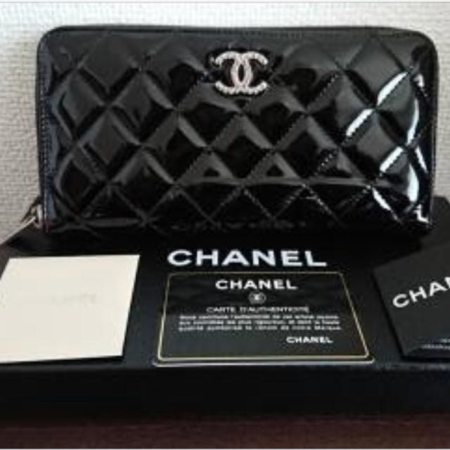 レディースCHANEL 長財布 ブリリアント 美品