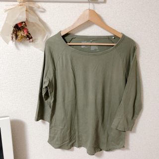 ムジルシリョウヒン(MUJI (無印良品))の七分袖Ｔシャツ(Tシャツ(長袖/七分))