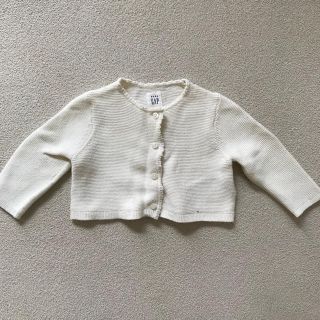 ベビーギャップ(babyGAP)の美品 GAP baby ニットカーディガン 60(カーディガン/ボレロ)