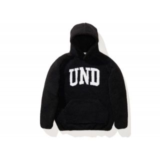 アンディフィーテッド(UNDEFEATED)の新品 UNDEFEATED SHERPA PULLOVER HOOD 黒 M(パーカー)