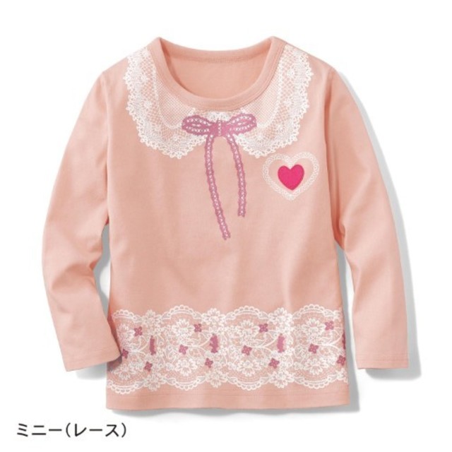 ベルメゾン(ベルメゾン)の綿１００％の長袖Tシャツ サイズ 150   キッズ/ベビー/マタニティのキッズ服女の子用(90cm~)(Tシャツ/カットソー)の商品写真