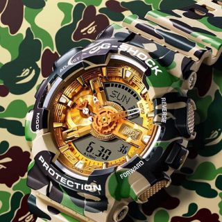 アベイシングエイプ(A BATHING APE)のA BATHING APE x G-SHOCK GA-110(腕時計(デジタル))