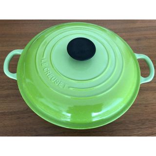 ルクルーゼ(LE CREUSET)のル・クルーゼ ビュッフェキャセロール２６ｃｍ フルーツグリーン(鍋/フライパン)