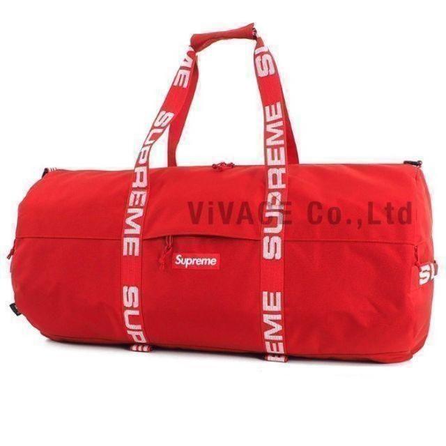 Supreme Large Duffle Bag 赤 大