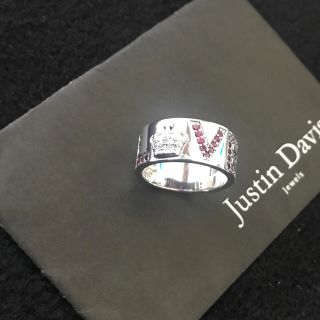 ジャスティンデイビス(Justin Davis)の新品◆JUSTIN DAVIS×BASK◆LOVE RING◆17号◆限定コラボ(リング(指輪))