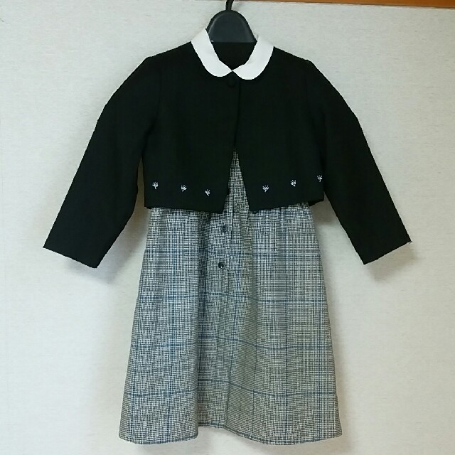 mikihouse(ミキハウス)のミキハウス　ワンピース＋ボレロ　120cm キッズ/ベビー/マタニティのキッズ服女の子用(90cm~)(ドレス/フォーマル)の商品写真