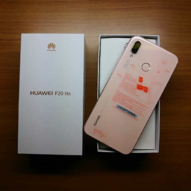 みーさま専用 SIMフリー UQ HUAWEI P20 lite サクラピンク