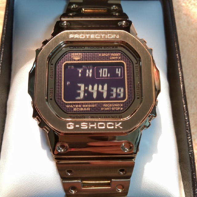 新品未使用 G-SHOCK GMW-B5000GD-9JF 巻きタグ 保証書印