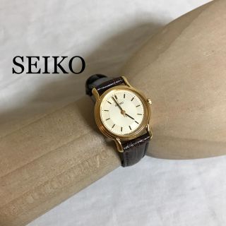 セイコー(SEIKO)のSEIKO 腕時計 電池式 レディース ゴールド(腕時計)