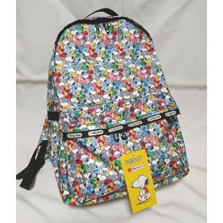 レスポートサック(LeSportsac)の新品＊レスポートサック スヌーピー LARGE BASIC BACKPACK

(リュック/バックパック)