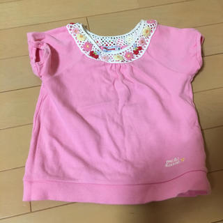 ミキハウス(mikihouse)のミキハウス 綺麗ピンクのTシャツ サイズ100 【美品】(Tシャツ/カットソー)