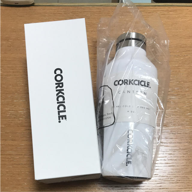 CANTEEN CORKCICLE ホワイト9oz インテリア/住まい/日用品のキッチン/食器(タンブラー)の商品写真