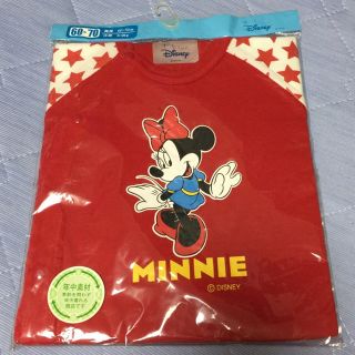 ニシマツヤ(西松屋)の新品 Disney ミニーちゃん カバーオール 60〜70㌢(カバーオール)