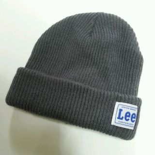 リー(Lee)の値下げ！未使用 Leeグレーニット帽(ニット帽/ビーニー)