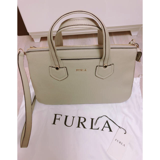 Furla - フルラ ショルダーバッグ グレージュの通販 by ayaya｜フルラならラクマ