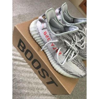 アディダス(adidas)のyeezy boost 350v2 ゼブラブルーティントUSED(スニーカー)