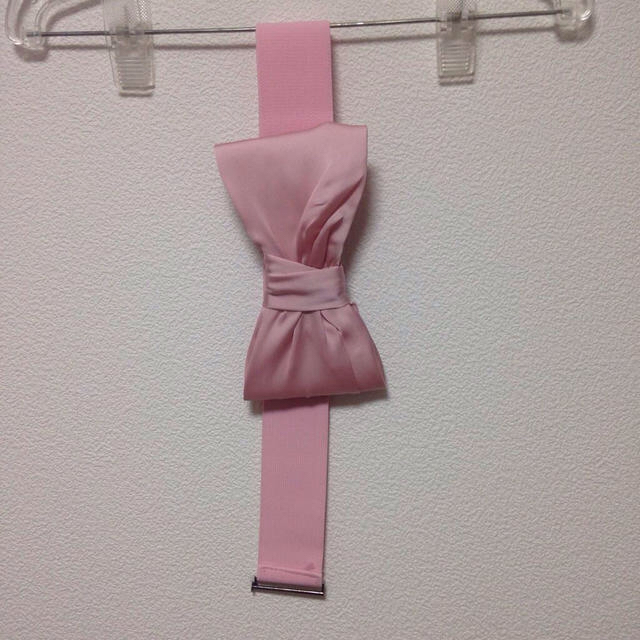 ピンク ベルト リボン レディースのファッション小物(ベルト)の商品写真