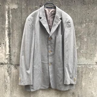 エンポリオアルマーニ(Emporio Armani)のエンポリオアルマーニ 3つ釦ヘリンボーン柄ジャケット46/テーラード(テーラードジャケット)