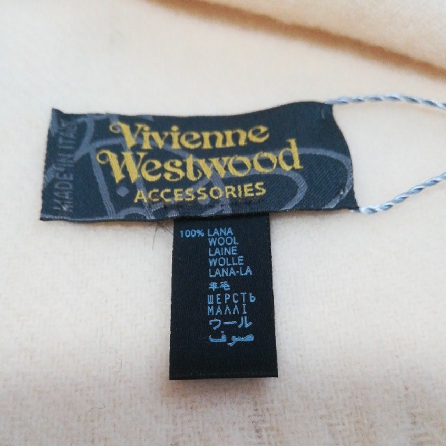 本物　新品★Vivienne Westwood★マフラー★ウール★アイボリー★白