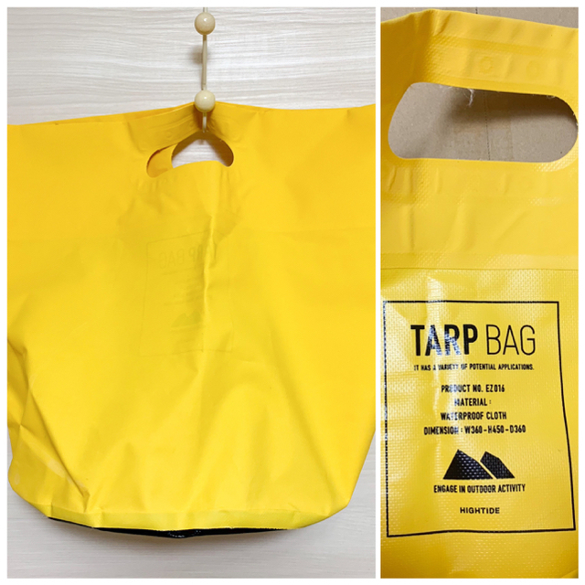 ハイタイド TARP BAG／タープバッグ(L) 35L 防水仕様 折りたたみ可 インテリア/住まい/日用品のインテリア小物(バスケット/かご)の商品写真